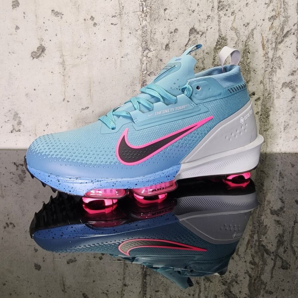 MSRP $200 Nike Infinity Tour 2 Gore-Tex Golf Shoes Men's 10 Turquoise New - Picture 3 of 6